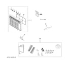 GE AWCS05BWB1 room air conditioner diagram