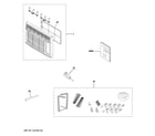 GE AWCS05BWT1 room air conditioner diagram