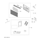 GE AWCS10WWB1 room air conditioner diagram