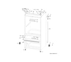 GE PVD28BYNFFS case parts diagram