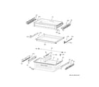 GE CXE22DP3PDD1 freezer shelves diagram