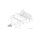 GE CHS950P2M7S1 upper door diagram