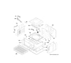 GE CES750P2M4S1 lower oven diagram