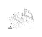 GE CGS750P2M4S1 lower door diagram