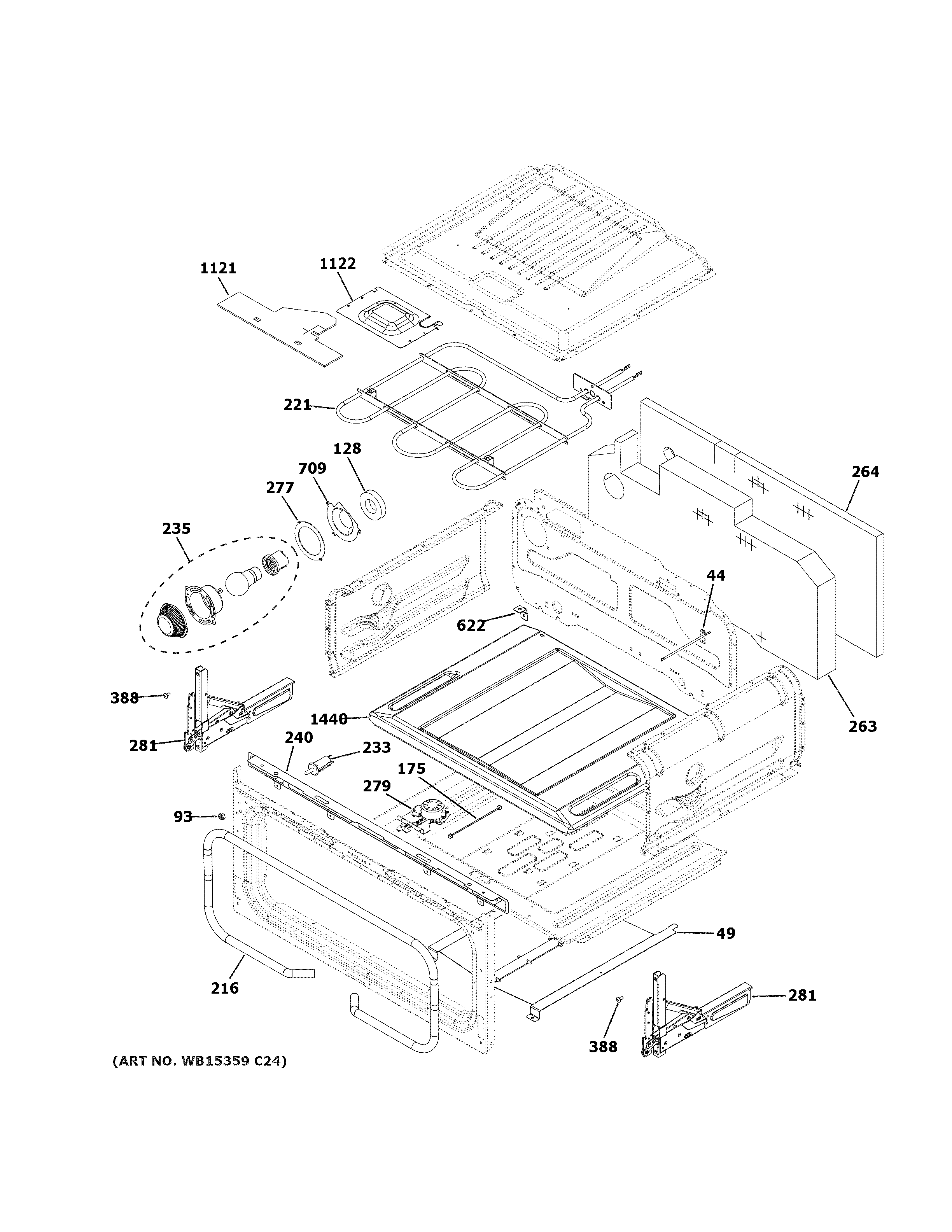 Upper oven