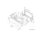 GE PGS960YP3FS lower door diagram