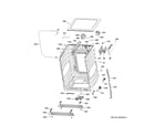 GE GFW850SPN1DG cabinet (1) diagram