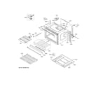 GE JKD5000EN2ES lower oven diagram