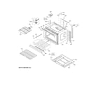 GE JKD3000DN2BB lower oven diagram