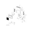 GE 1H12HN2CAA1 room air conditioner diagram