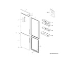 Haier HRB15N3BCGS doors diagram