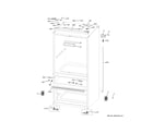 GE PGE29BYTBFS case parts diagram