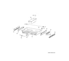 GE PGE29BYTCFS convertible shelf diagram