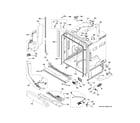 GE CDT888P3V2D1 body parts (1) diagram