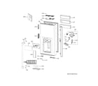 GE CXE22DP2PGS1 dispenser door diagram