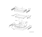 GE CXE22DP2PGS1 freezer shelves diagram