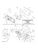 Backsplash, blower & motor assembly