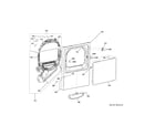 GE VTD56EASV0WB front panel & door diagram