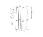 Haier QHE16HYPBFS doors diagram