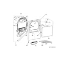 GE 5TX62G9ST0WS front panel & door diagram