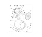 GE 5TX62G9ST0WS drum diagram