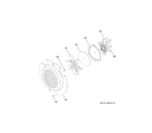 Haier QGAS740RM3SS convection fan diagram