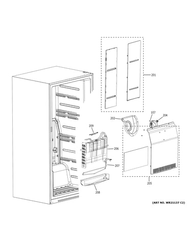 Freezer section