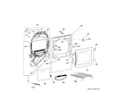 GE PTD60GBPR0DG front panel & door diagram