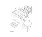 GE JB480DT1WW door & drawer parts diagram