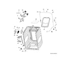 GE PFW870SPV0RS cabinet (2) diagram