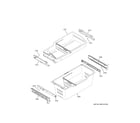 GE GYE21JYMBFFS freezer shelves diagram