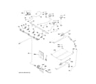 GE PGB935YP3FS gas & burner parts diagram