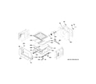 GE PGB965YP3FS lower oven diagram