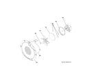 GE PGB965YP3FS convection fan diagram