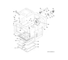 GE CGS750P2M5S1 lower oven diagram