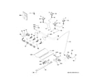 GE JGAS640RM4SS gas & burner parts diagram