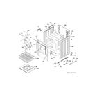 GE JGAS640RM4SS body parts diagram