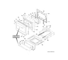 GE C2S900P2M4S1 door & drawer parts diagram