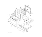 GE PB900YV2FS door & drawer parts diagram