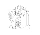 GE CYE22TP4MMW2 case parts diagram