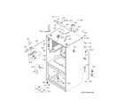 GE ZWE23NSTCSS case parts diagram