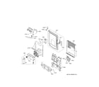 GE GFE28GMKVES ice maker & dispenser diagram