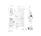 Haier QHE16HYPBFS cabinet diagram