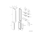 GE GBE17HYRAFS doors diagram