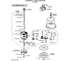 GE WWA9890RBL transmission-complete breakdown diagram