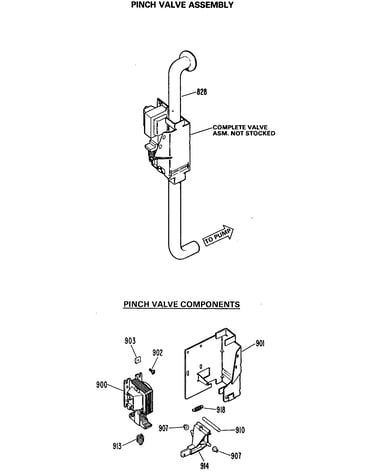 Pinch valve assembly