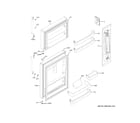 GE GTE22JSNCRSS doors diagram