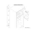 GE GTE22JSNCRSS ice maker diagram