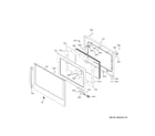 GE PTD700RSN3SS lower door diagram