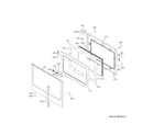 GE PTD700LSN3SS upper door diagram